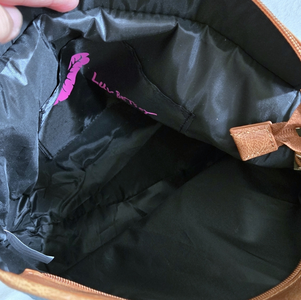 Luv Betsey💋 By Betsey Johnson Denim Teddy Bear🧸 Bag👜 - NWT - Picture 8 of 16